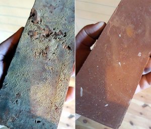 Układanie płytek ze starej cegły