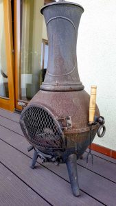 ogrzewacz tarasowy żeliwny
